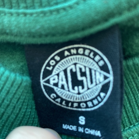 Pacsun pacific sunwesr green crewneck - Picture 2 of 4